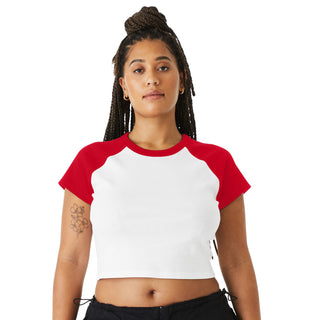 Bella Canvas 1201 - WOMEN'S MICRO RIB RAGLAN BABY TEE