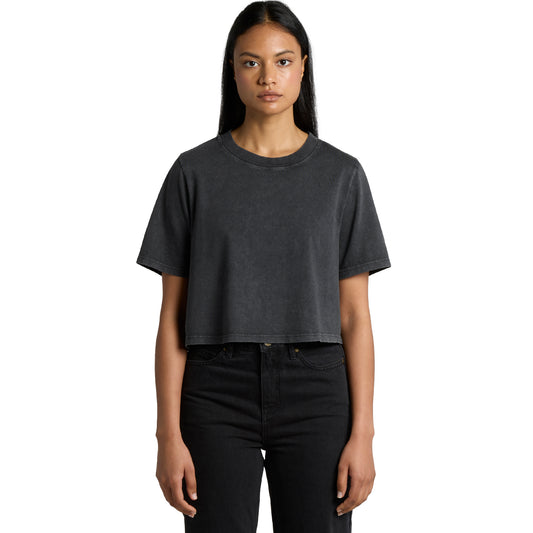 AS Color 4086 | Women's Stone Wash Heavy Crop