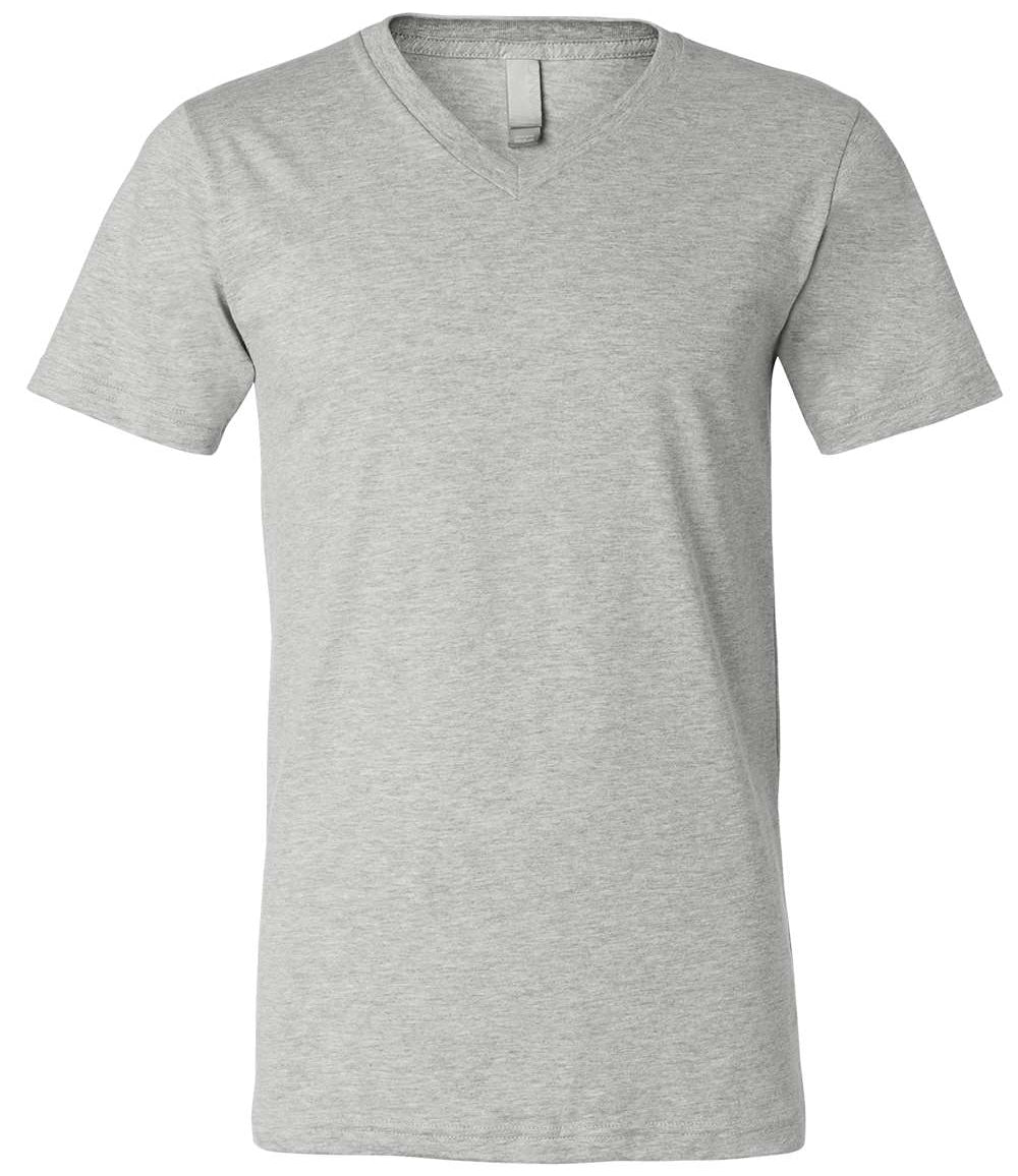 Bella + Canvas 3005 CVC | Heather Jersey V-Neck Tee