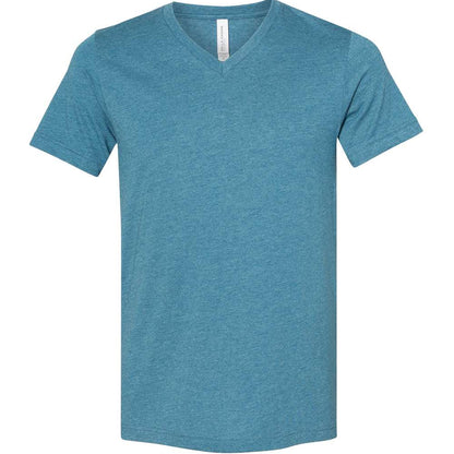 Bella + Canvas 3005 CVC | Heather Jersey V-Neck Tee