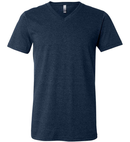 Bella + Canvas 3005 CVC | Heather Jersey V-Neck Tee